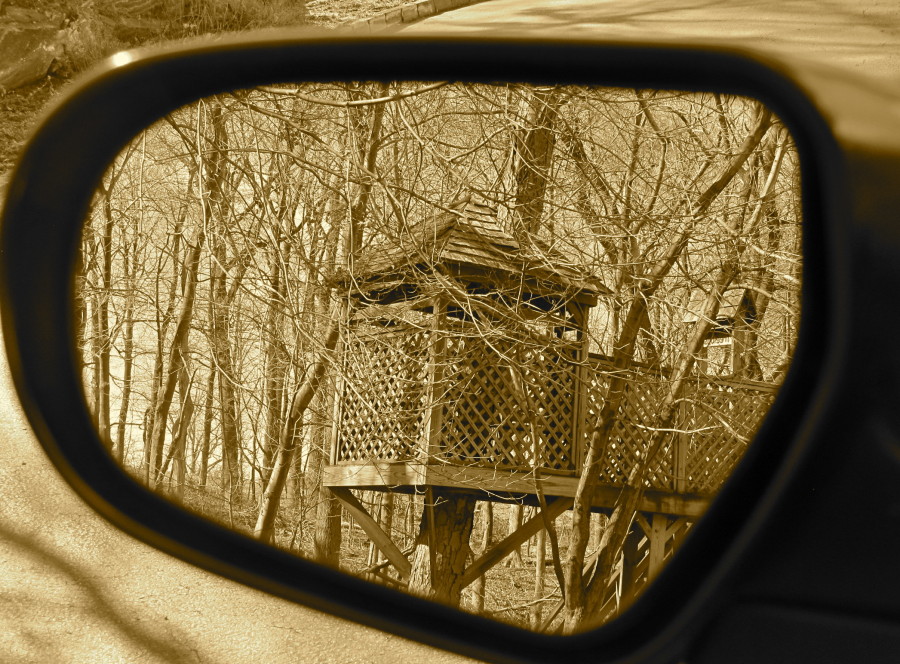 looking in the rear view mirror rear view mirror, reflections on parenthood