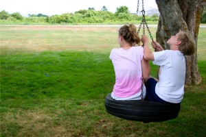 Rhode Island Tire Swing photograph children,