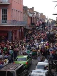 New Orleans party, New Orleans street
