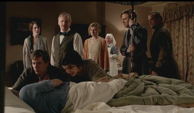 Downton Abbey death scene, Sybil dies on Downton Abbey