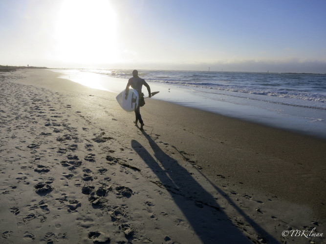 Teenage surfer, surfer