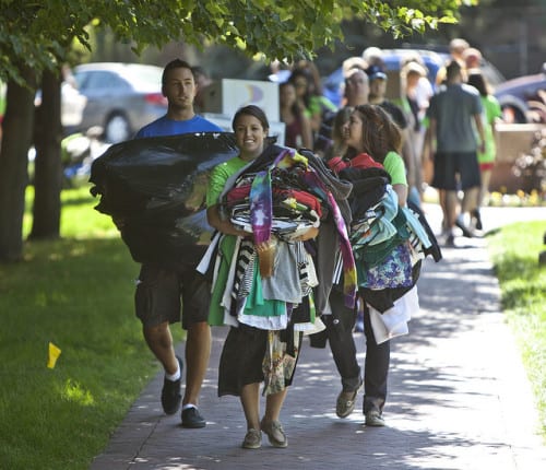 College move in day, University of Denver