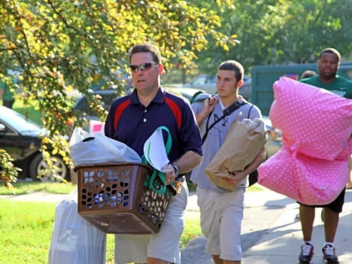 College move in day, UWGB