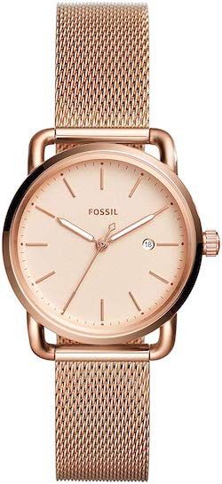 Rose gold women's watch 