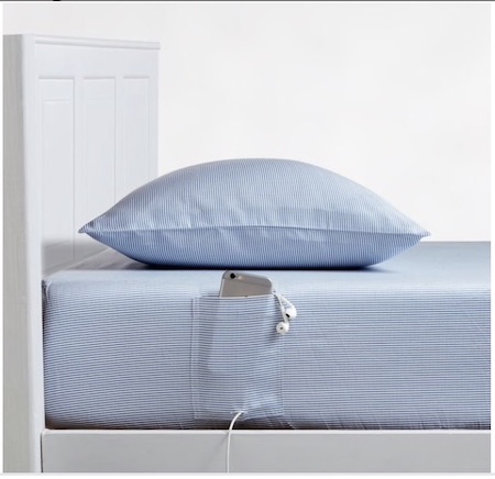 sheets with phone pocket