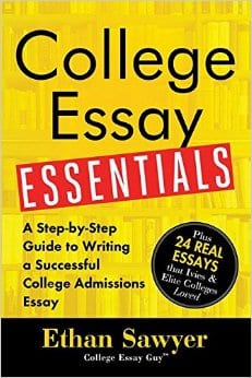 Writing an admission essay book