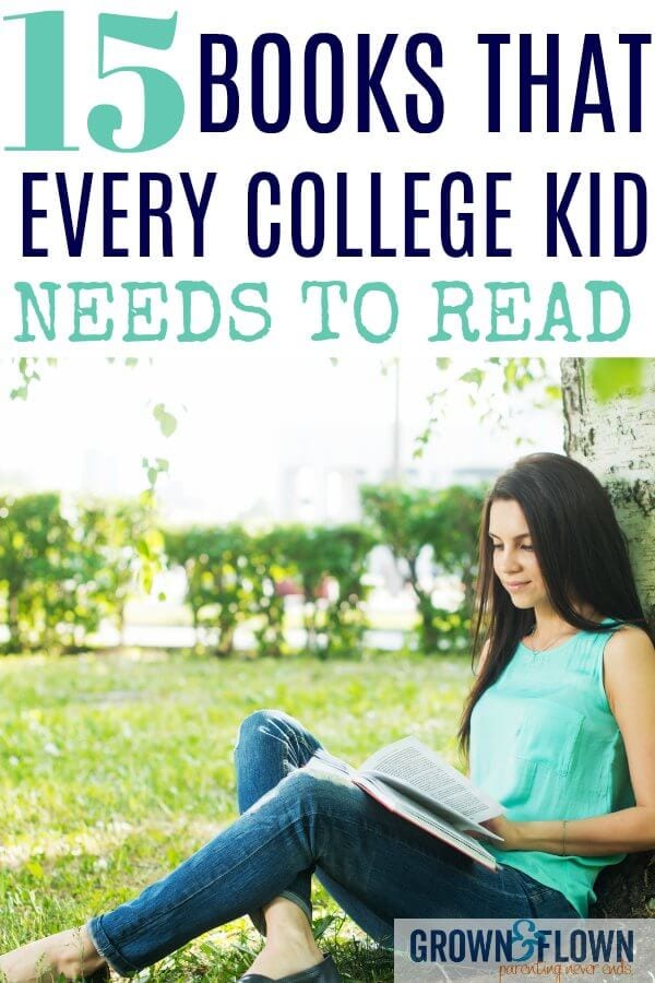 College students have enough on their plate, but college is not just about learning from the classroom. Here are 15 books that every college student needs, and they make the best gifts for college kids too! #giftideas #collegebooks #collegelife #collegegiftideas #bookstoread #books