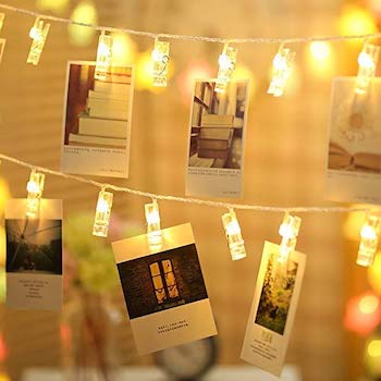 lights with photo clips 