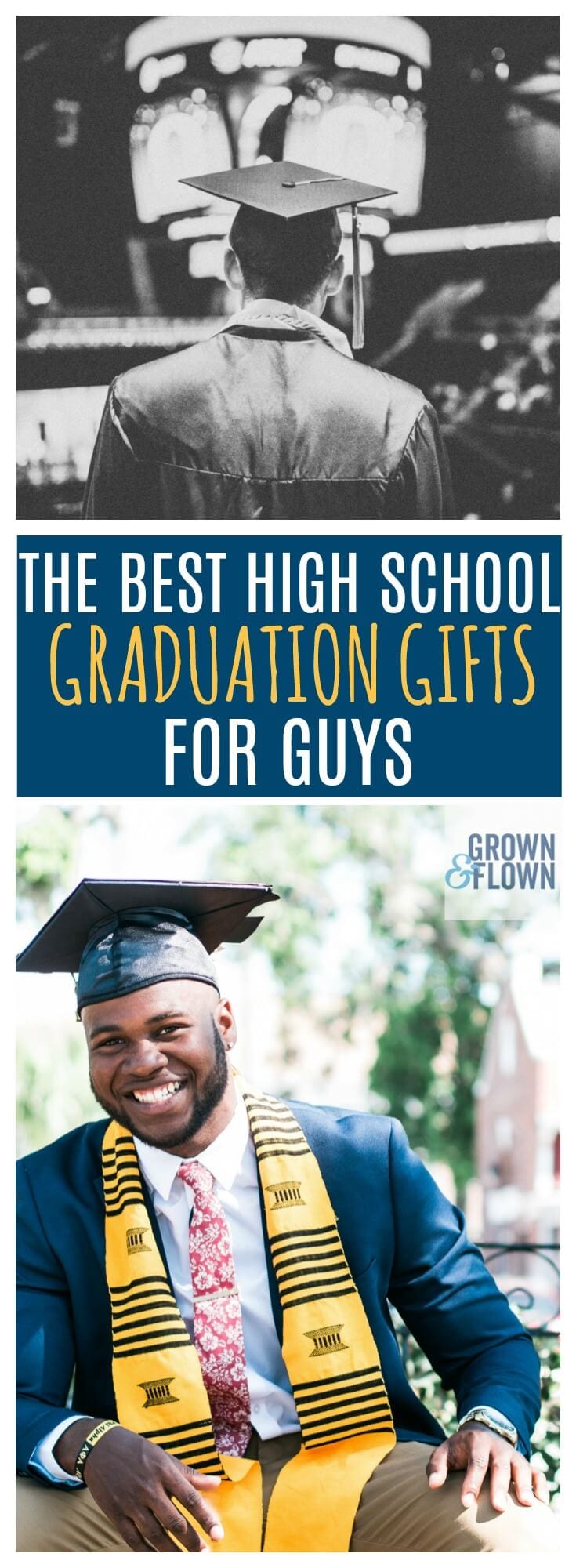 f you're looking for the BEST high school graduation gifts for guys, then this list has it all. If you're looking to make your graduate happy, and want the best grad gift ideas, you'll find it right here. #giftideas #highschoolgrad #graduation #graduationgifts #gradgifts #graduationgiftideas