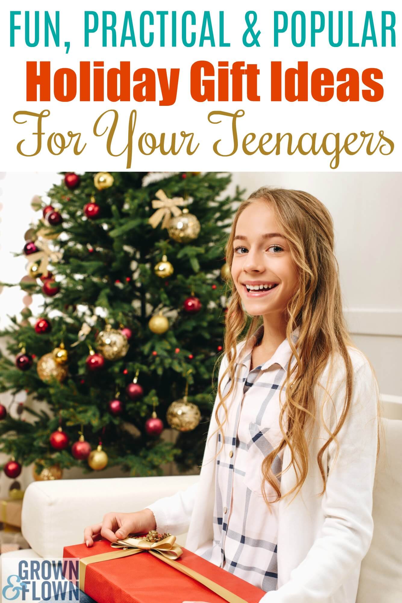 Teenagers are hard to shop for and sometimes when the holidays roll around, it can become tricky picking out presents for your teen. These gift ideas for teens are fun, practical and popular and are sure to make your teenager happy. #teen #teenagers #gifts #giftguideforteens #giftsforteens #giftideas