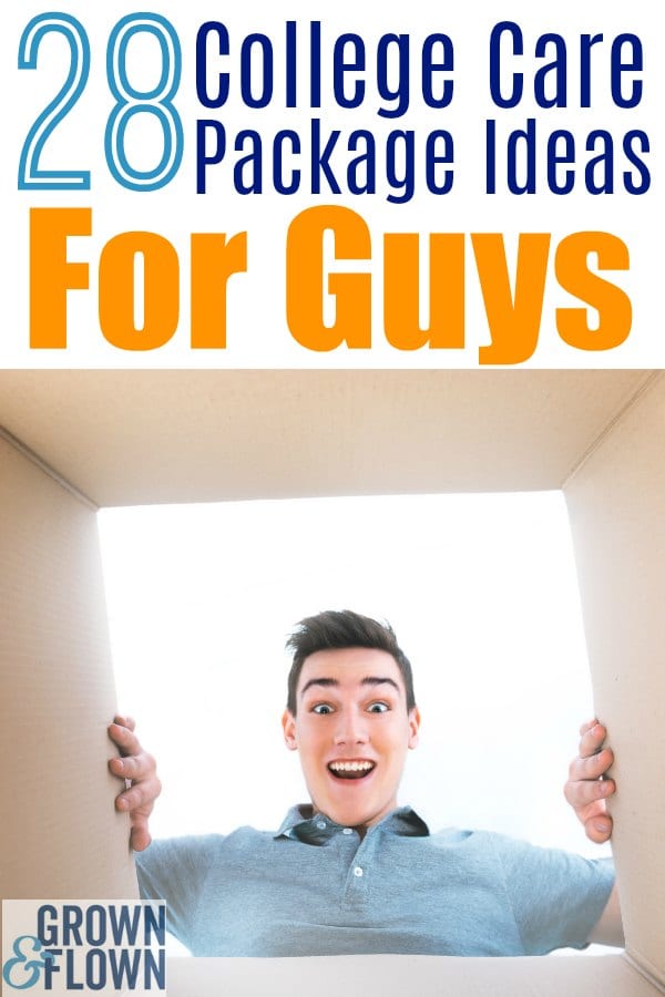 college boy care package ideas