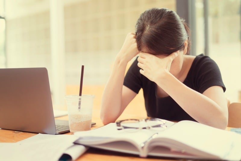 Advanced placement classes cause stress for teens.