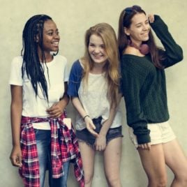 group of teen girls who are friends