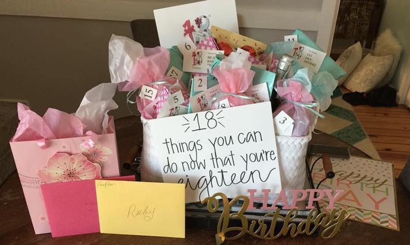 18 year old daughter birthday gift ideas