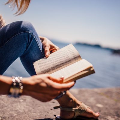 woman reading