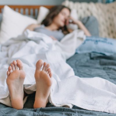 mom sleeping