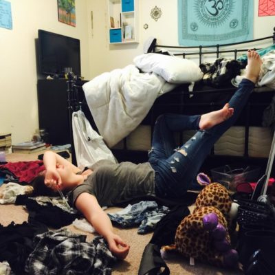 teen messy room