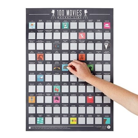 movie scratch off poster