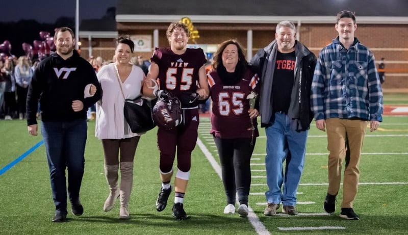 high school football senior night