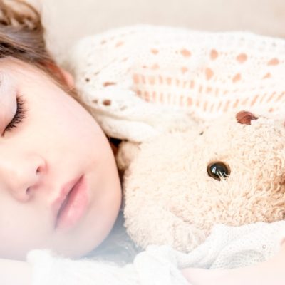 little girl asleep