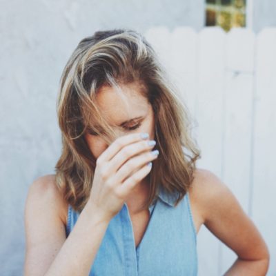 stressed woman