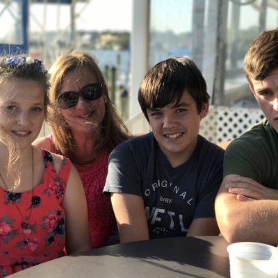 mom with teens