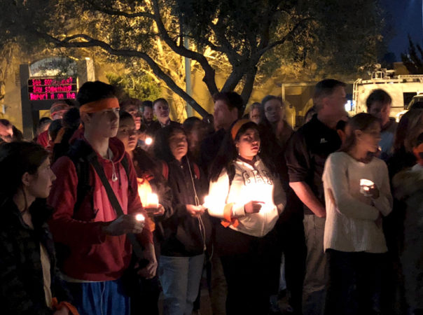 high school shooting vigil 