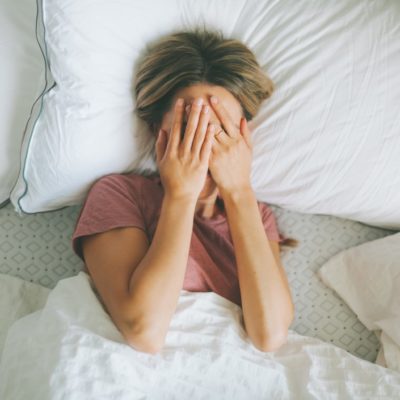 woman in bed