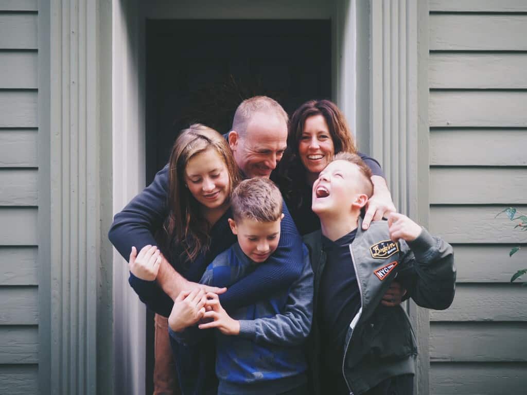 family laughing