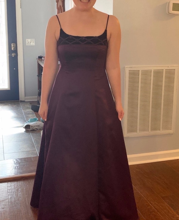 purple prom dress 
