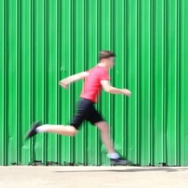 teen running