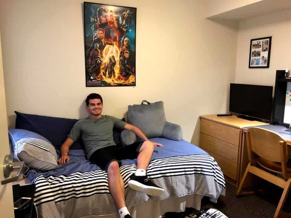 college guys component bedroom furniture