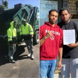 trash collector Harvard Law acceptance letter