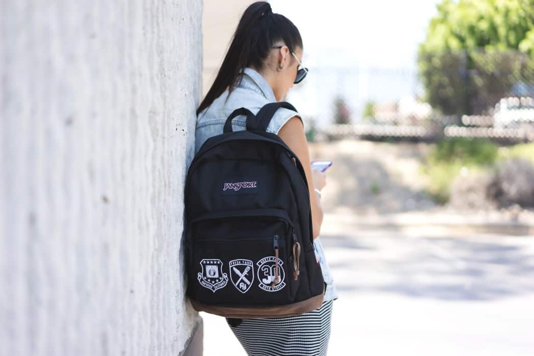 jansport backpack red