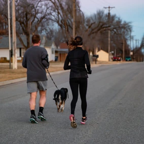 couple jogging