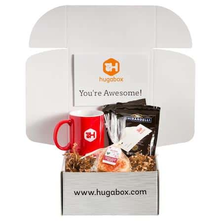 Hugabox Valentine's Day care package 