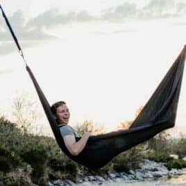 boy in hammock