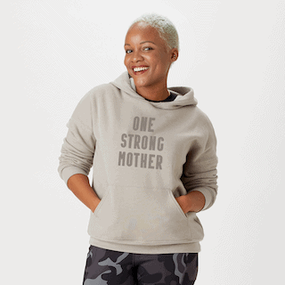 strong mom hoodie