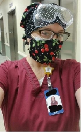 nurse with a mask 