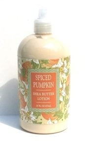pumpkin spice lotion