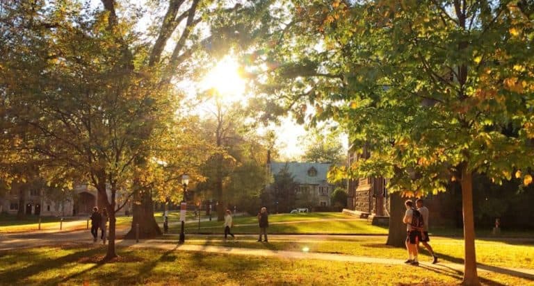 Princeton in the fall