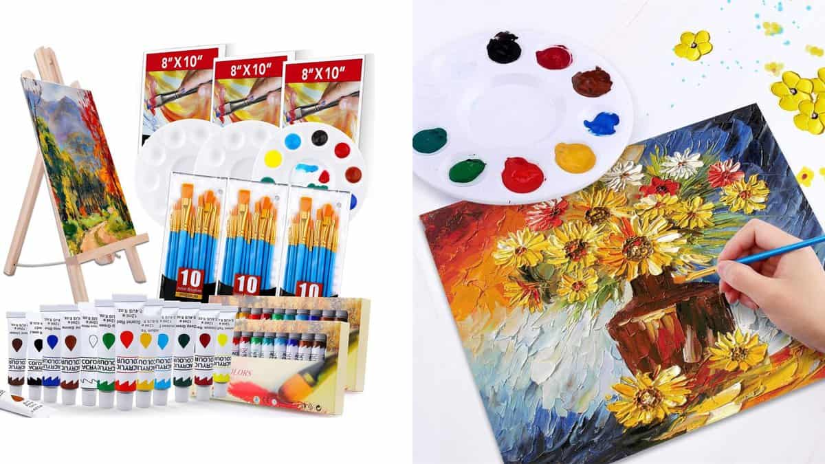Cool gifts for teens: Acrylic paint set 
