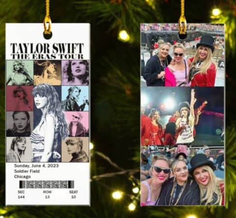 Taylor Swift The Eras Tour 2023 Christmas Gift For Fans Ornament