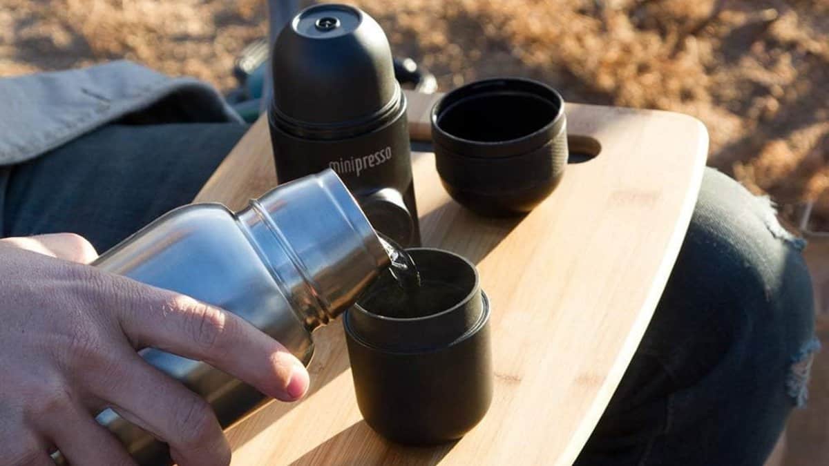Best gifts for guys in their 20s: Minipresso Portable Espresso machine 