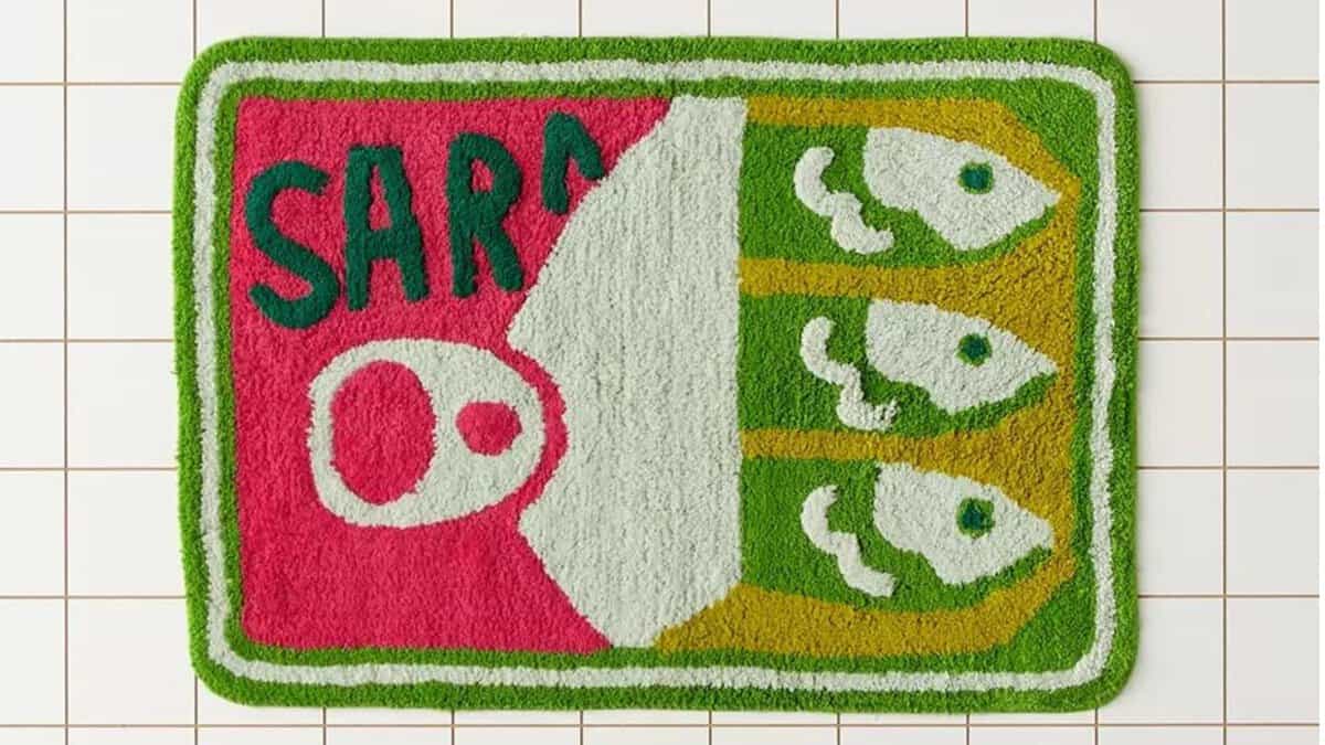 Sardine bath mat 