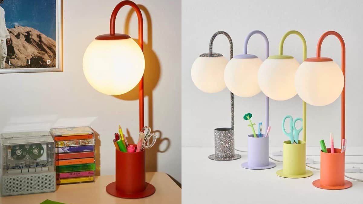 Urban Outfitters dorm: storage desk lamp 