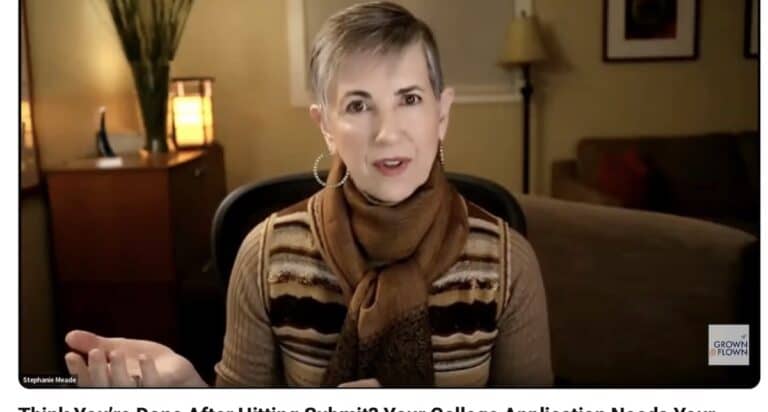 College admissions expert Stephanie Meade discusses college applications.
