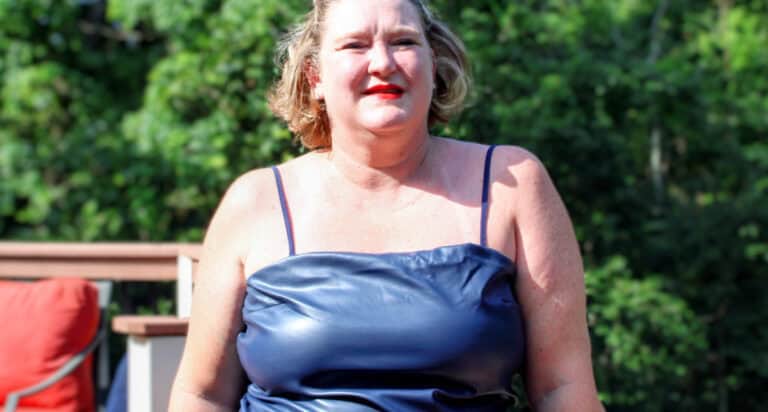 Molly Jones blue dress
