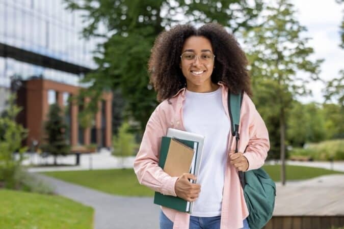 black female student