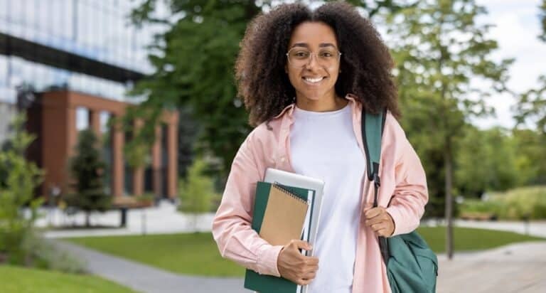 black female student